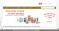 Desktop Screenshot of farmaciadoconline.com